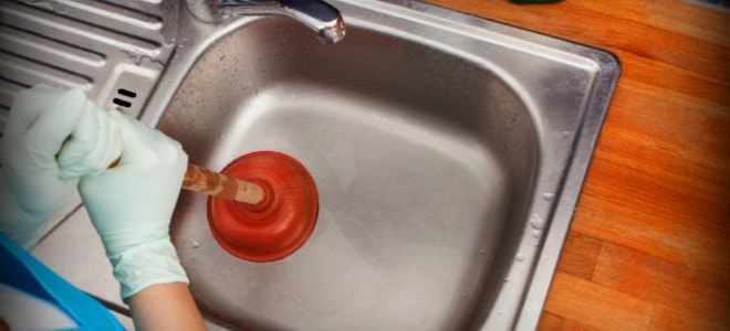 Clogged Kitchen Sink